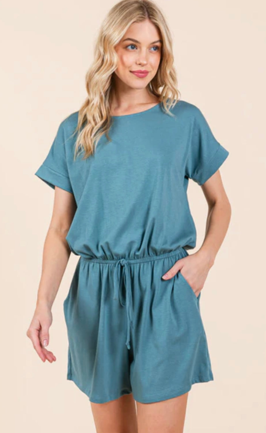 Ash Blue Romper