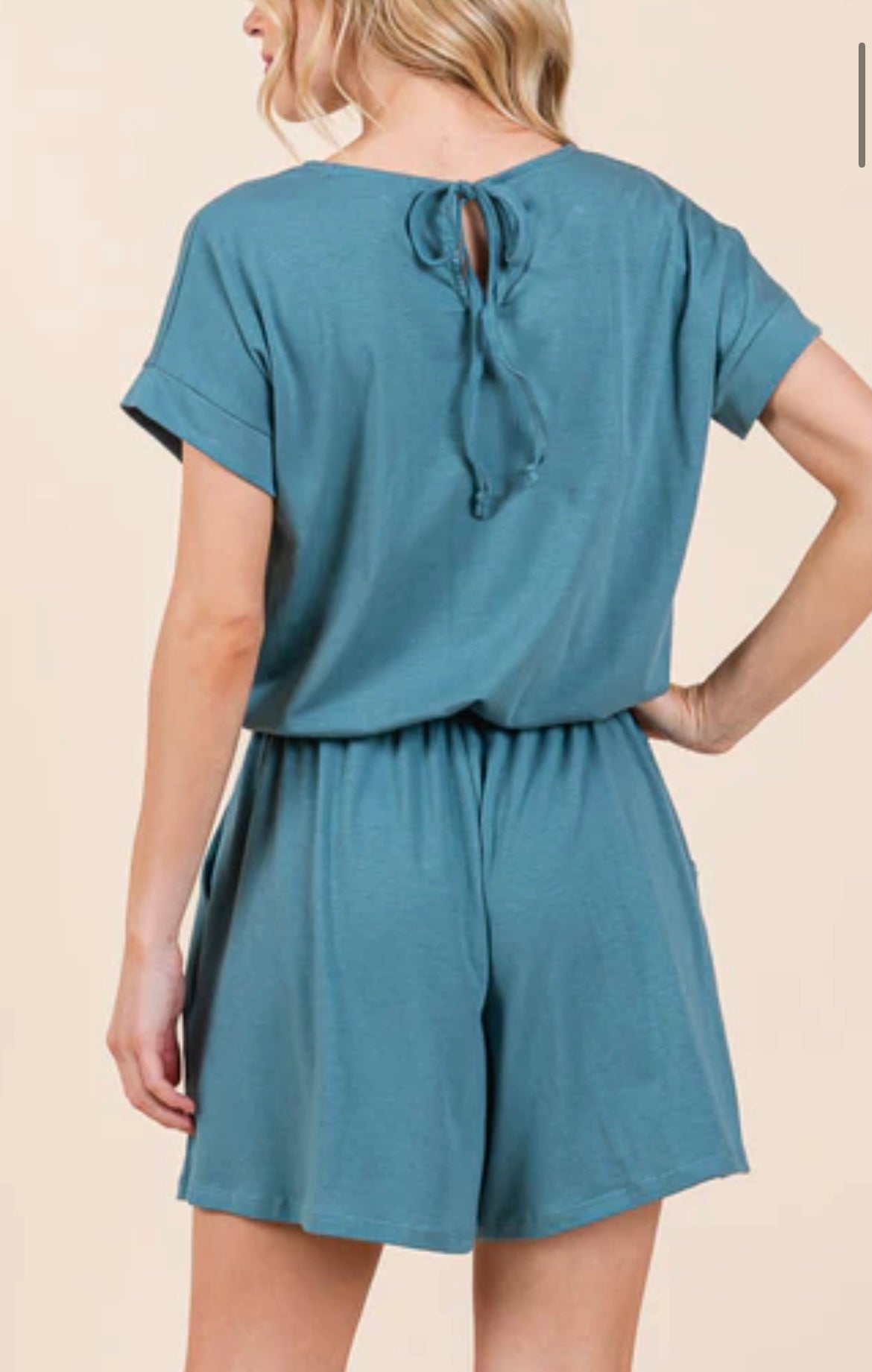 Ash Blue Romper