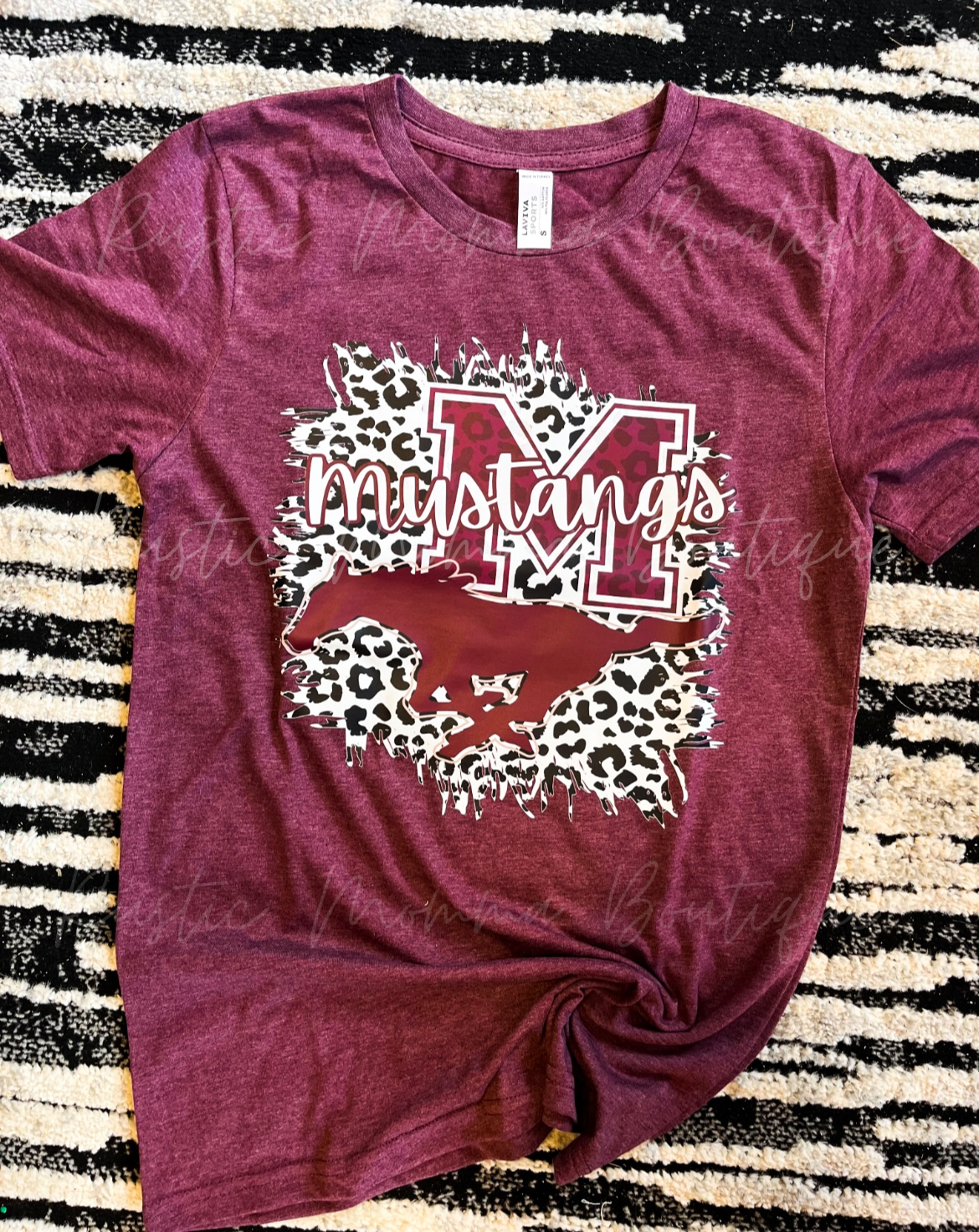 Mustangs Leopard Tee