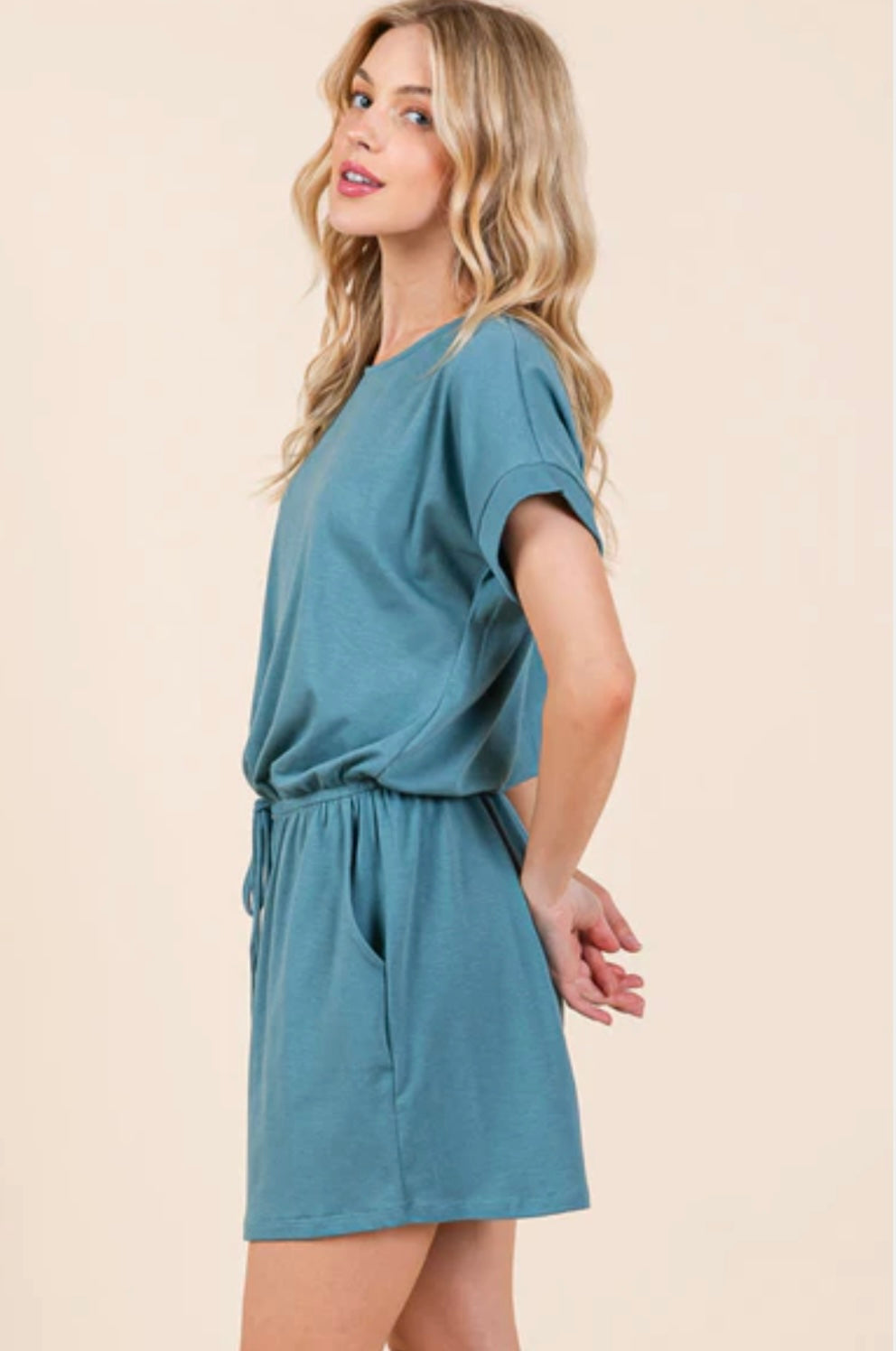 Ash Blue Romper