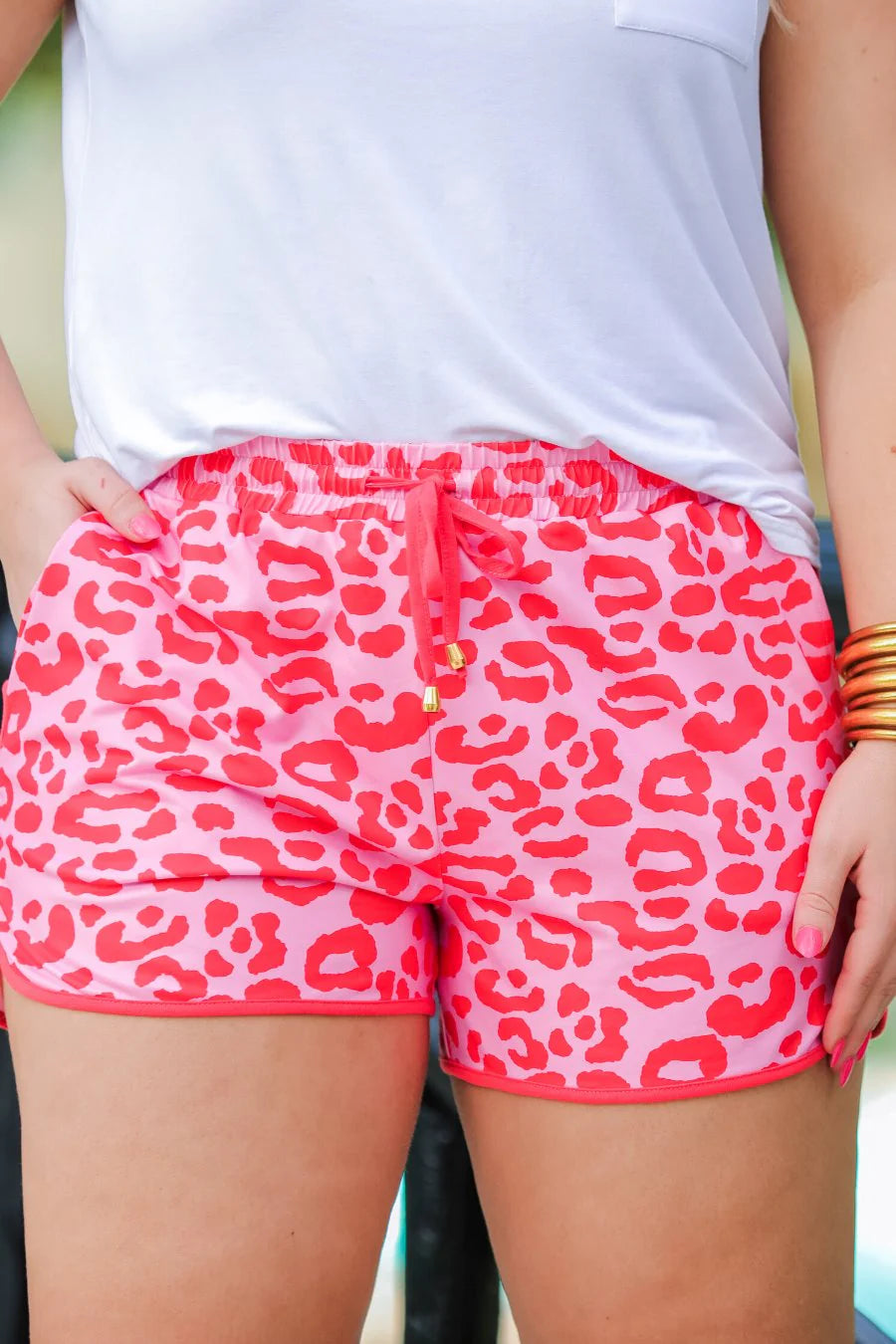 Sassy Leopard Everyday Shorts