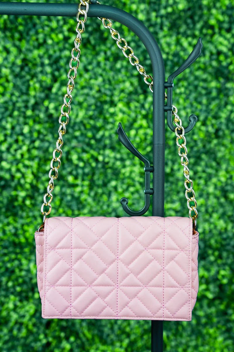 Quilted Faux Leather Bag